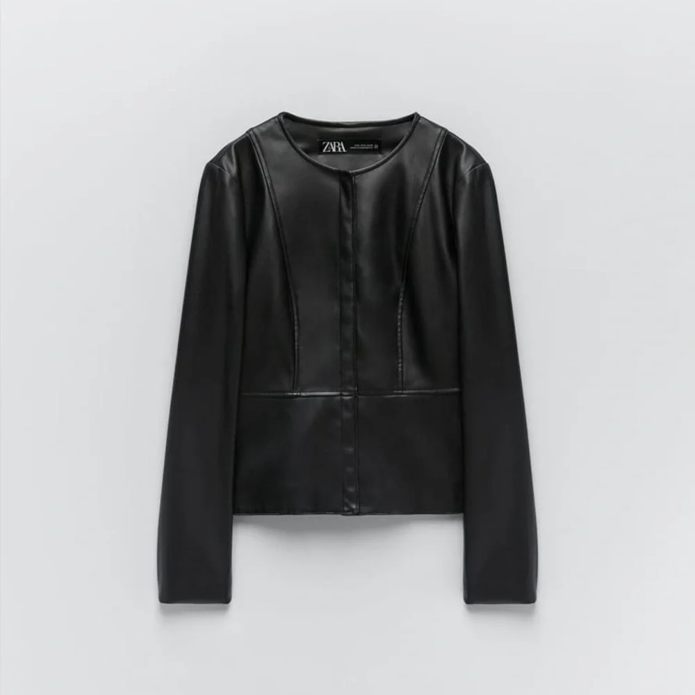 Zara faux leather jacket - Picture 6 of 12